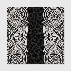 Холст квадратный Скандинавский кельтский узор, цвет: 3D-принт — фото 2