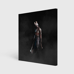 Холст квадратный Dead By Daylight - Охотница, цвет: 3D-принт