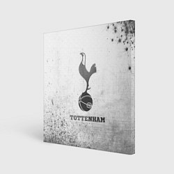 Холст квадратный Tottenham - white gradient, цвет: 3D-принт