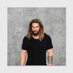 Холст квадратный Jason Momoa, цвет: 3D-принт — фото 2