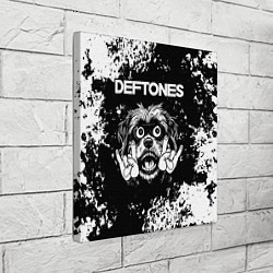 Холст квадратный Deftones рок пес, цвет: 3D-принт — фото 2