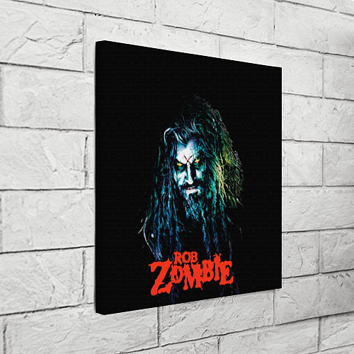 Картина квадратная Rob zombie portrait / 3D-принт – фото 3