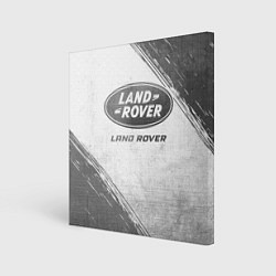 Холст квадратный Land Rover - white gradient, цвет: 3D-принт