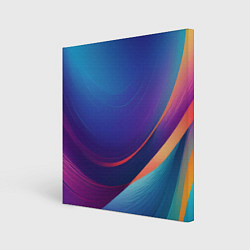 Холст квадратный Красивый градиент абстракция, цвет: 3D-принт