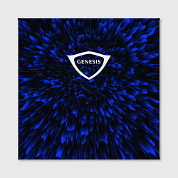 Холст квадратный Genesis blue energy, цвет: 3D-принт — фото 2