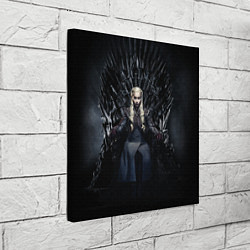 Холст квадратный Дейнерис Таргариен игра престолов, цвет: 3D-принт — фото 2