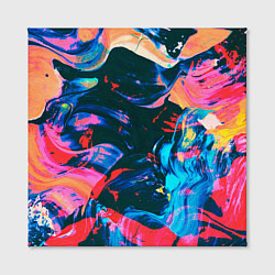Холст квадратный Colors, цвет: 3D-принт — фото 2