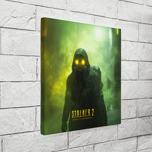 Картина квадратная Stalker 2 ядовитый дым / 3D-принт – фото 3