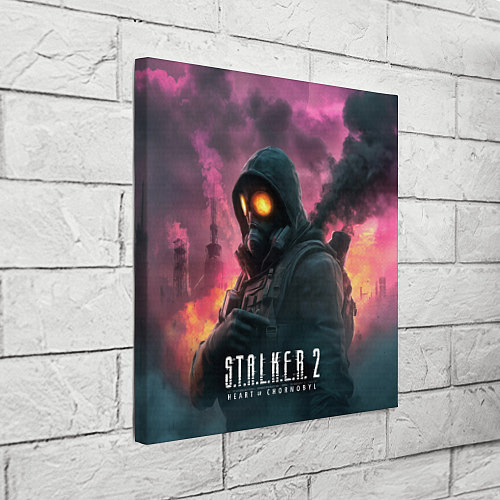 Картина квадратная Stalker 2 радиоактивный фон / 3D-принт – фото 3