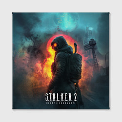 Холст квадратный Stalker 2 радиоактивный дым, цвет: 3D-принт — фото 2