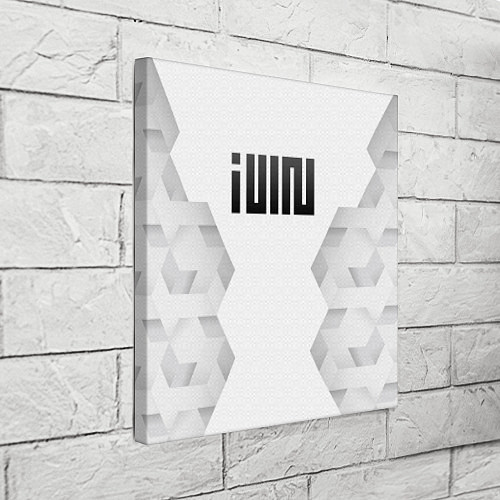 Картина квадратная Gidle white poly / 3D-принт – фото 3