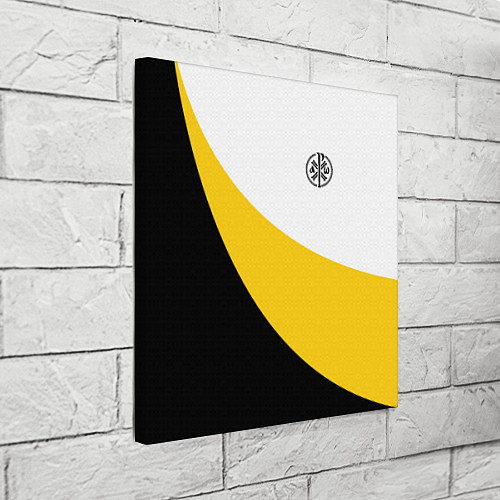 Картина квадратная Мы русские с нами Бог малый черный кцк Николай II / 3D-принт – фото 3