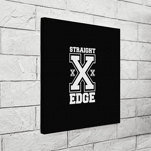 Картина квадратная Straight edge SXE / 3D-принт – фото 3