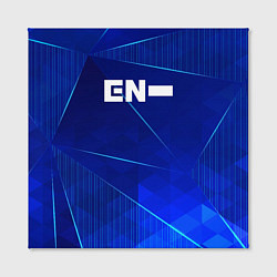 Холст квадратный Enhypen blue poly, цвет: 3D-принт — фото 2
