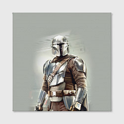 Холст квадратный The Mandalorian - Din Djarin, цвет: 3D-принт — фото 2