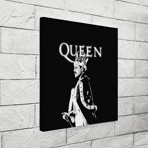 Картина квадратная Queen Freddie Mercury король / 3D-принт – фото 3