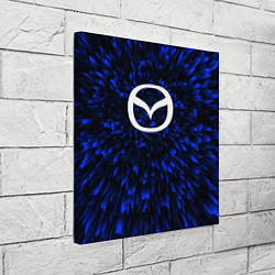 Холст квадратный Mazda blue energy, цвет: 3D-принт — фото 2