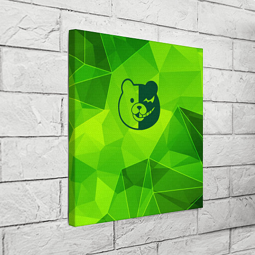 Картина квадратная Danganronpa green poly / 3D-принт – фото 3