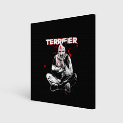 Холст квадратный Terrifier clown Art, цвет: 3D-принт