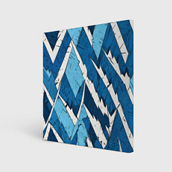 Холст квадратный Геометрический камуфляж, цвет: 3D-принт