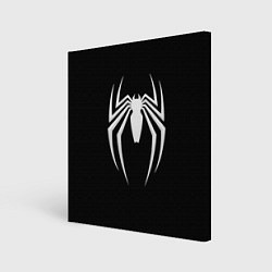 Холст квадратный Black SpiderMan, цвет: 3D-принт