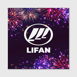Холст квадратный Праздничный Lifan, цвет: 3D-принт — фото 2