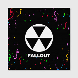Холст квадратный Fallout конфети, цвет: 3D-принт — фото 2