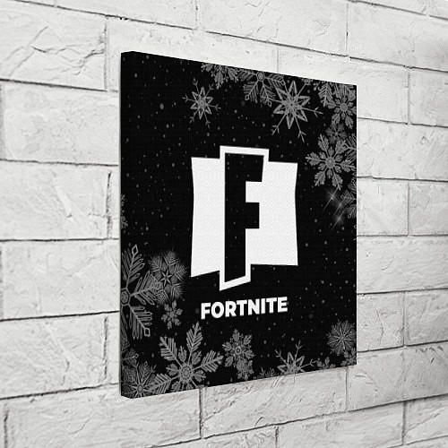 Картина квадратная Снежный Fortnite / 3D-принт – фото 3