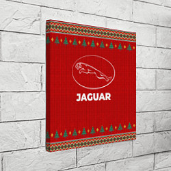 Холст квадратный Jaguar new year, цвет: 3D-принт — фото 2