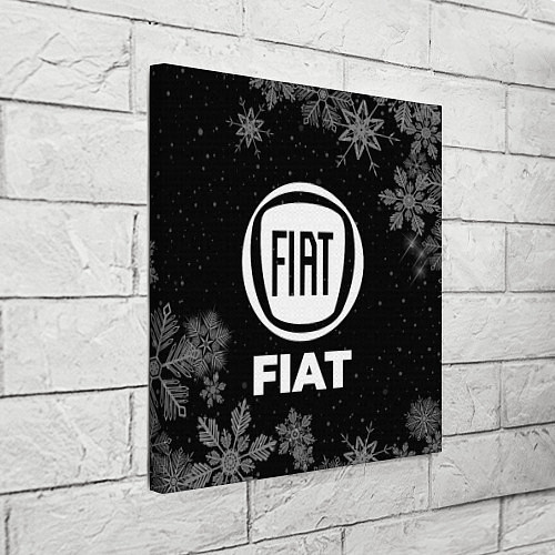 Картина квадратная Снежный Fiat / 3D-принт – фото 3