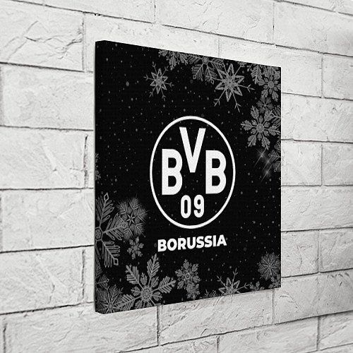 Картина квадратная Снежный Borussia / 3D-принт – фото 3