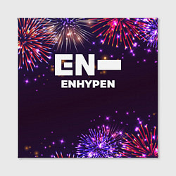 Холст квадратный Праздничный Enhypen, цвет: 3D-принт — фото 2
