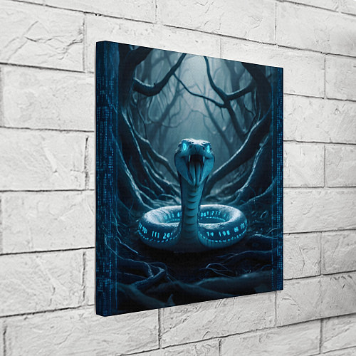 Картина квадратная Цифровая змея / 3D-принт – фото 3