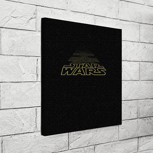 Картина квадратная Star Wars - вступительные титры / 3D-принт – фото 3