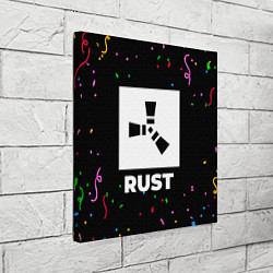 Холст квадратный Rust конфети, цвет: 3D-принт — фото 2