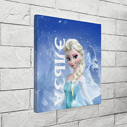 Холст квадратный Эльза из Холодного сердца, цвет: 3D-принт — фото 2