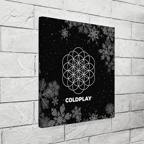 Картина квадратная Снежный Coldplay / 3D-принт – фото 3
