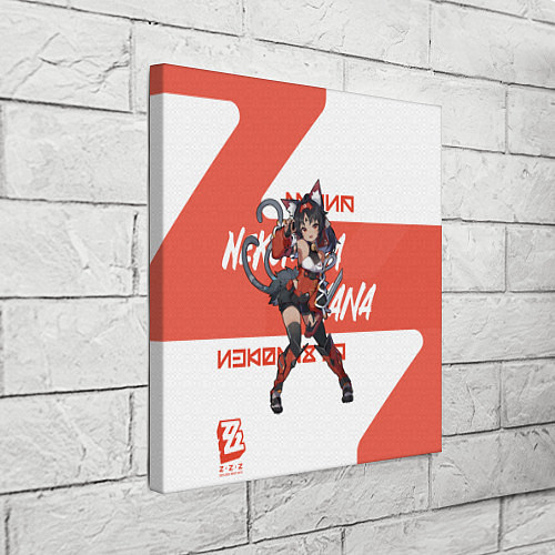 Картина квадратная Нэкомия Мана - ZZZ / 3D-принт – фото 3