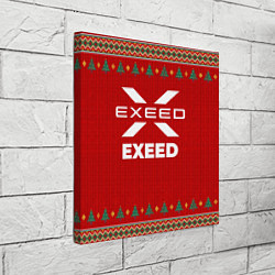 Холст квадратный Exeed new year, цвет: 3D-принт — фото 2