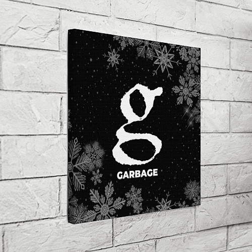 Картина квадратная Снежный Garbage / 3D-принт – фото 3