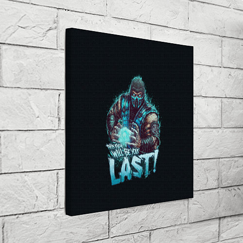 Картина квадратная Sub-zero - Mortal Kombat / 3D-принт – фото 3