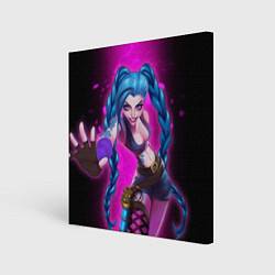 Картина квадратная Jinx Arcane League of Legends game