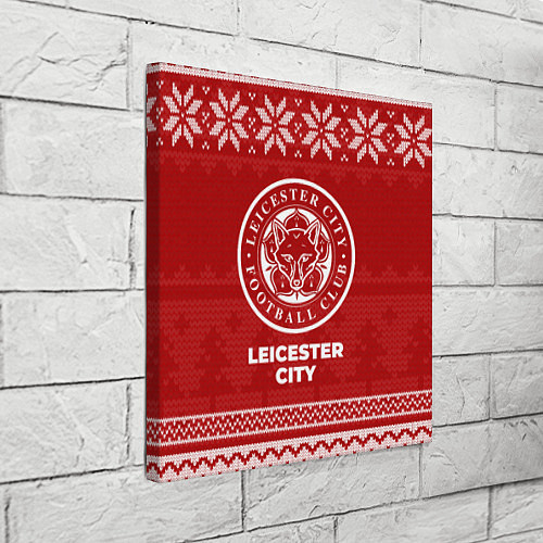 Картина квадратная Новогодний Leicester City / 3D-принт – фото 3