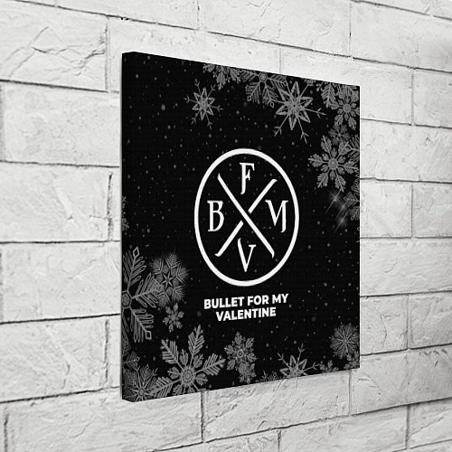 Картина квадратная Снежный Bullet For My Valentine / 3D-принт – фото 3