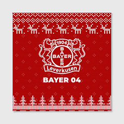 Холст квадратный Новогодний Bayer 04 с оленями, цвет: 3D-принт — фото 2