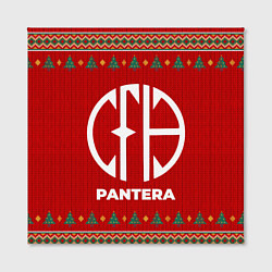 Холст квадратный Pantera new year, цвет: 3D-принт — фото 2