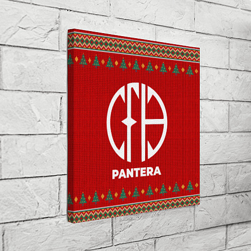 Картина квадратная Pantera new year / 3D-принт – фото 3