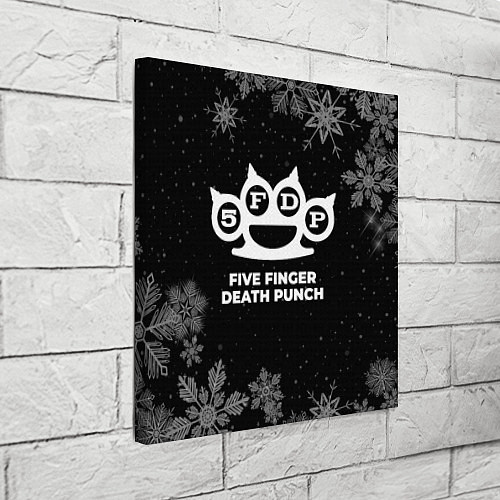 Картина квадратная Снежный Five Finger Death Punch / 3D-принт – фото 3