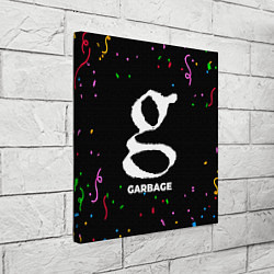 Холст квадратный Garbage конфети, цвет: 3D-принт — фото 2