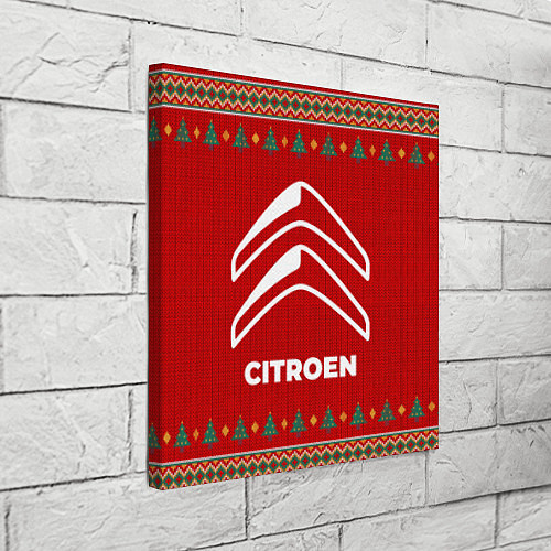 Картина квадратная Citroen new year / 3D-принт – фото 3